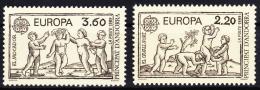 Poštové známky Andorra Fr. 1989 Európa CEPT, dìtské hry Mi# 399-400 Kat 7€