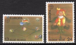Poštové známky Belgicko 1989 Európa CEPT, dìtské hry Mi# 2375-76