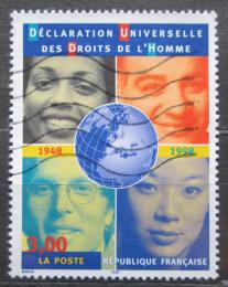 Poštová známka Francúzsko 1998 Deklarace lidských práv, 50. výroèie Mi# 3351