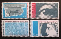 Poštové známky Francúzsko 1975 Výstava ARPHILA Mi# 1923-26 Kat 7.50€