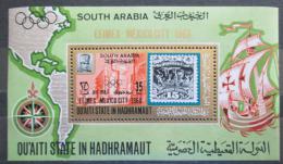 Poštová známka Aden Qu´aiti 1967 Výstava EFIMEX Mi# Block 26 Kat 14€