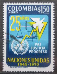 Poštová známka Kolumbia 1970 OSN, 25. výroèie Mi# 1169