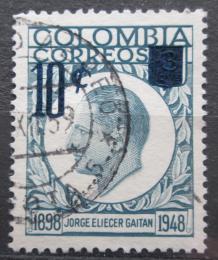 Poštová známka Kolumbia 1959 Jorge Eliezer Gaitán pretlaè Mi# 852