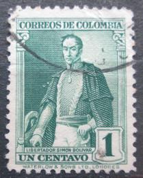 Poštová známka Kolumbia 1937 Simón Bolívar Mi# 375