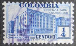 Poštová známka Kolumbia 1940 Budova pošty, daòová Mi# 8