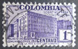 Poštová známka Kolumbia 1940 Budova pošty, daòová Mi# 10