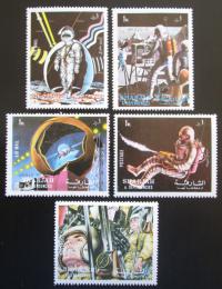 Poštové známky Šardžá 1972 Mise Apollo 17 Mi# 988-92