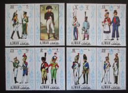 Poštové známky Adžmán 1971 Napoleonské uniformy Mi# 685-92