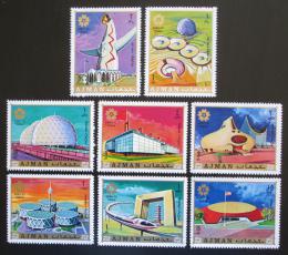 Poštové známky Adžmán 1970 Výstava EXPO Osaka Mi# 577-84