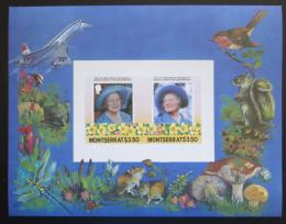 Poštové známky Montserrat 1986 Krá¾ovna Matka Mi# Block 31
