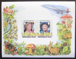 Poštové známky Montserrat 1986 Krá¾ovna Matka Mi# Block 32 Kat 8€ 