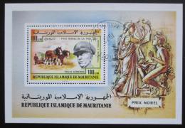 Poštová známka Mauritánia 1977 Nobelova cena, George Marshall Mi# Block 17