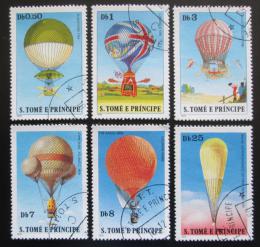 Poštové známky Svätý Tomáš 1979 Lietajúci balóny Mi# 619-24 Kat 13€