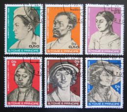 Poštové známky Svätý Tomáš 1979 Umenie, Albrecht Dürer Mi# 585-90 Kat 15€