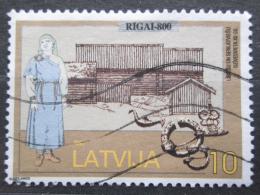 Poštová známka Lotyšsko 1997 Riga, 800. výroèie Mi# 467