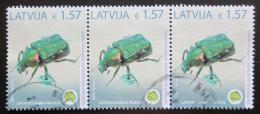 Poštové známky Lotyšsko 2019 Zdobenec zelenavý Mi# 1069 Kat 10.80€