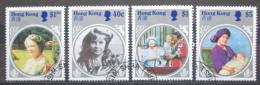 Poštové známky Hongkong 1985 Krá¾ovna Matka Mi# 464-67 Kat 8.50€