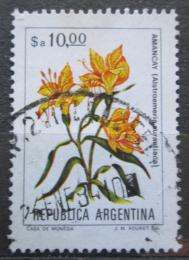 Poštová známka Argentína 1984 Alstroemeria aurantiaca Mi# 1664