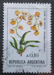 Poštová známka Argentína 1985 Oncidium bifolium Mi# 1753