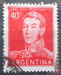 Poštová známka Argentína 1956 Generál Jose de San Martín Mi# 621 II
