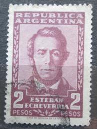 Poštová známka Argentína 1957 Esteban Echeverria, spisovatel Mi# 661