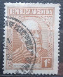 Poštová známka Argentína 1935 Prezident Domingo F. Sarmiento Mi# 400