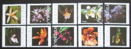 Poštové známky Venezuela 1997 Orchideje TOP SET Mi# 3074-83 Kat 17€