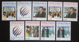 Poštovní známky Venezuela 1997 Konference pøedsedù vlád Mi# 3157-61,3163-66