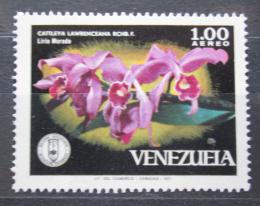 Poštová známka Venezuela 1971 Cattleya lawrenceana, orchidej Mi# 1883