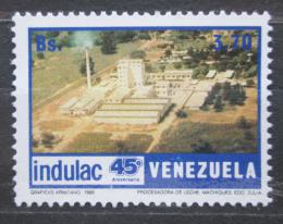 Potov znmka Venezuela 1986 Tovrna na zpracovn mlka Mi# 2346