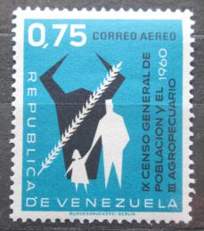 Poštová známka Venezuela 1961 Sèítání lidu Mi# 1404
