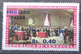 Poštová známka Venezuela 1965 Vyhlášení nezávislosti pretlaè Mi# 1604