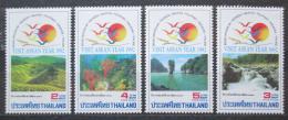 Poštové známky Thajsko 1992 Turistické zaujímavosti Mi# 1504-07