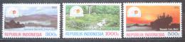 Potov znmky Indonzia 1992 Turistick zaujmavosti Mi# 1413-15