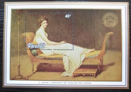 Poštová známka Rwanda 1982 Umenie, J. L. David, PHILEXFRANCE Mi# Block 96
