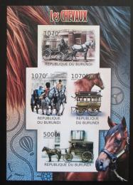Poštové známky Burundi 2012 Dostavníky neperf. Mi# 2401-04 B