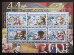 Poštové známky Guinea 2008 Prezident Barack Obama Mi# 6034-39 Kat 12€