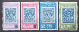 Poštové známky Malawi 1966 Poštovní služby, 75. výroèie Mi# 52-55