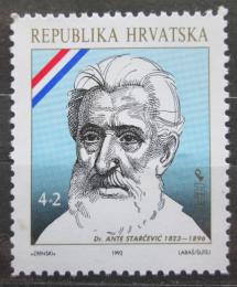 Poštová známka Chorvátsko 1992 Ante Starèeviè, politik Mi# 191