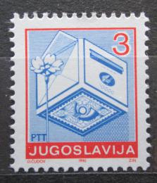 Poštová známka Juhoslávia 1990 Poštovní schránka Mi# 2409