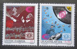 Poštové známky Juhoslávia 1990 Eurovize Záhøeb Mi# 2417-18