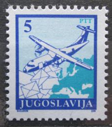 Poštová známka Juhoslávia 1990 Poštovní letadlo Mi# 2399