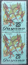 Poštové známky Guyana 1972 Gongora quinquenervis pár Mi# 403 Kat 20€