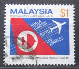 Poštová známka Malajsie 1986 Lietadlo Mi# 343 Kat 5.50€