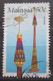 Poštová známka Malajsie 1987 Hudební nástroj Serunai Mi# 353