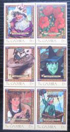 Poštové známky Gambia 2001 Èarodìj ze zemì Oz Mi# 4170-75 Kat 11€