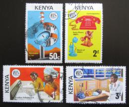 Poštové známky Keòa 1976 Rozvoj telekomunikace Mi# 54-57