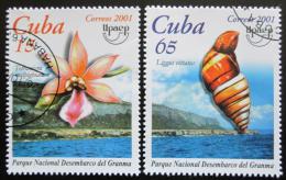 Potov znmky Kuba 2001 Flra a fauna Mii# 4378-79 - zvi obrzok