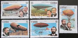 Poštové známky Kuba 2000 Vzducholode Mi# 4276-80