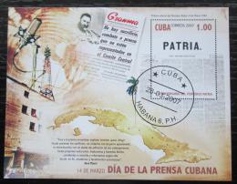 Potov znmka Kuba 2007 Noviny Patria, 115. vroie Mi# Block 222 - zvi obrzok